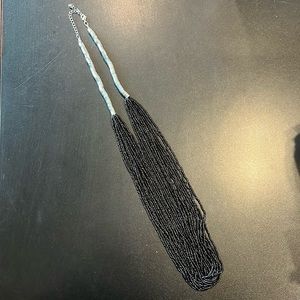 Black & silver necklace